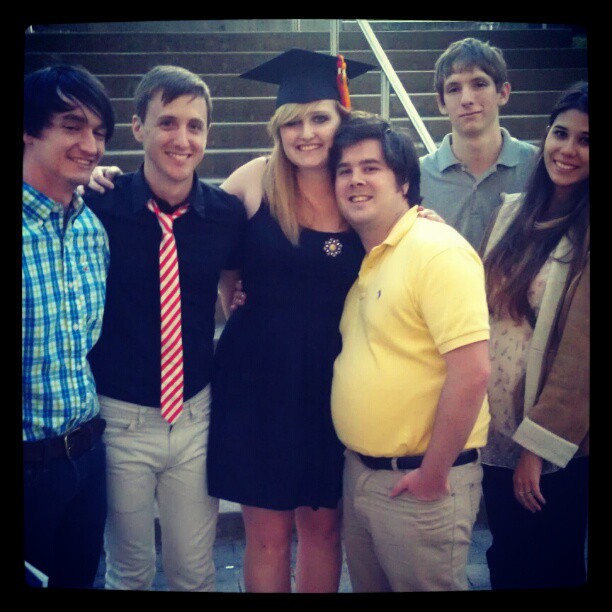 All my best friends, and the bf, were there to support me!