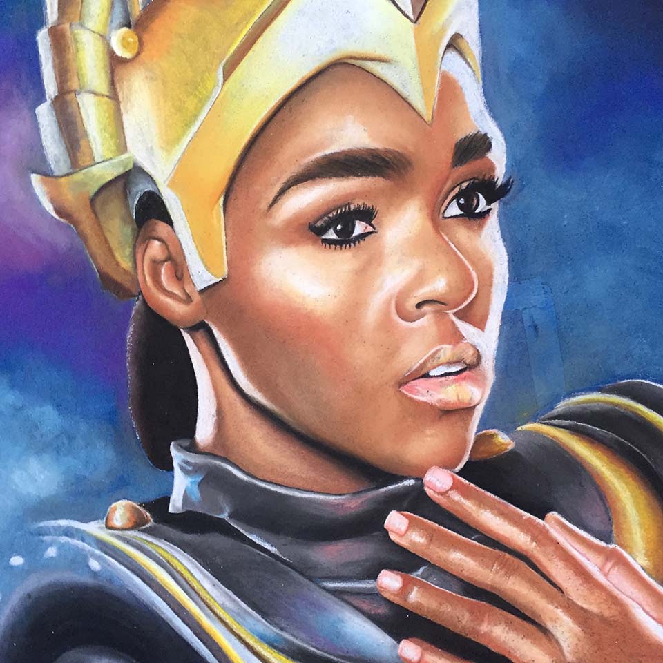 Janelle Monáe by Jessi Queen